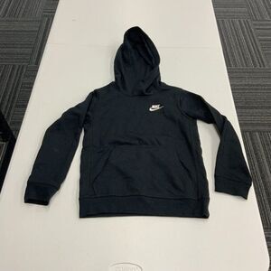 Nike Boy's Club Pullover Black Small